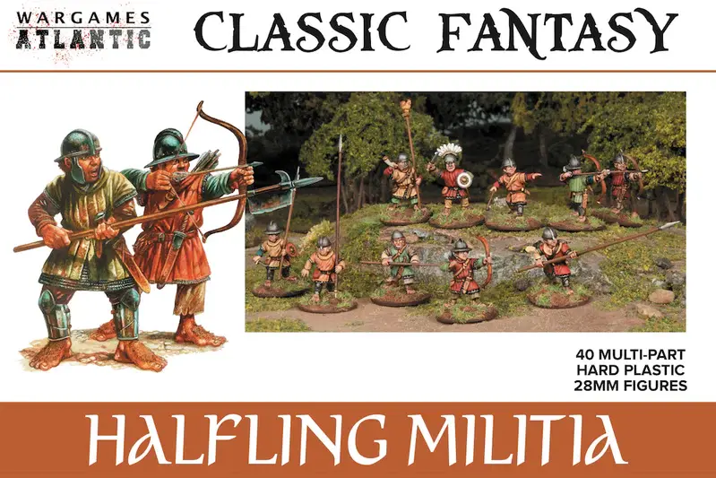 Wargame Atlantic : Halfling Militia │ Classic Fantasy