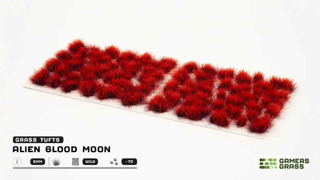 Gamers Grass : Alien Blood Moon 6mm (500pcs) │ Touffes d'Herbes