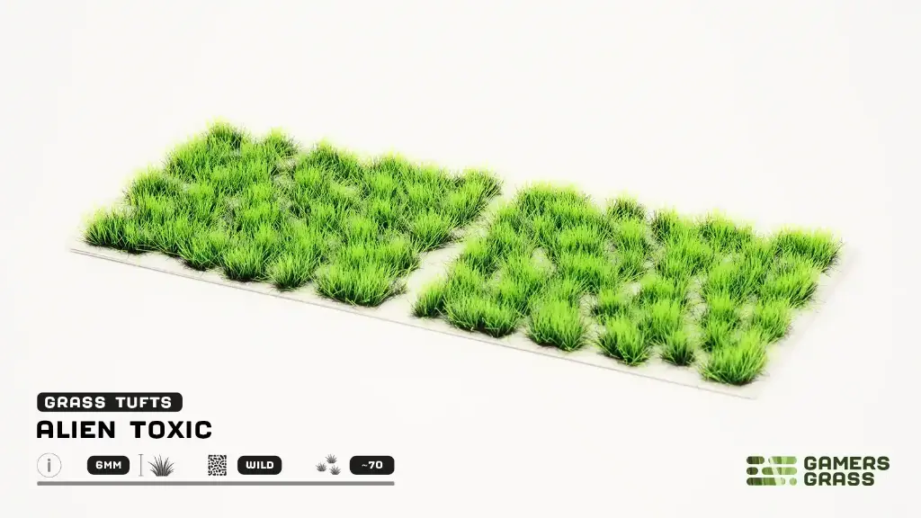 Gamers Grass : Alien Toxic 6mm (500pcs) │ Touffes d'Herbes