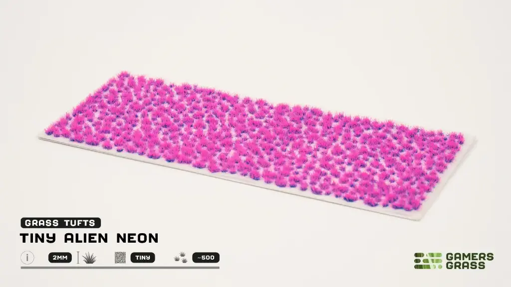 Gamers Grass : Tiny Tufts Alien Neon (500pcs) │ Touffes d'Herbes