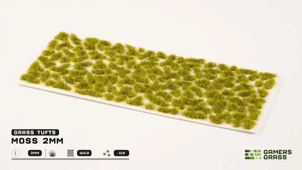 Gamers Grass : Moss 2mm │ Touffes d'Herbes