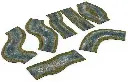 Playmat : 2D Modular rivers set - spring