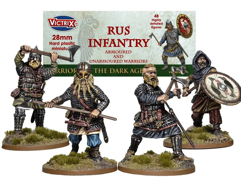 Victrix : Rus Infantry - Armoured and Unarmoured Warriors