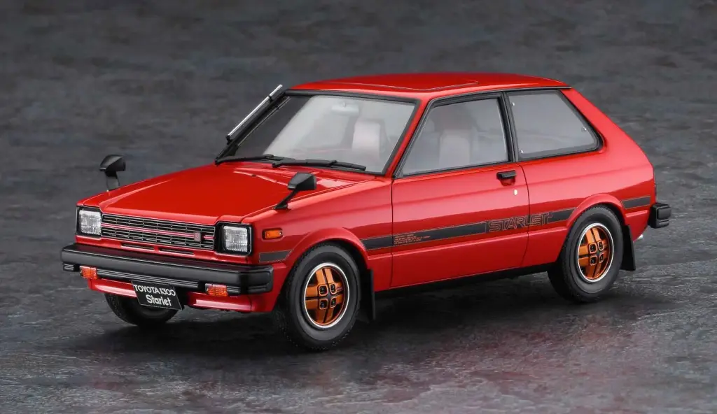 Hasegawa : TOYOTA STARLET KP61 S 3-DOOR 1980 HC63 (1/25)