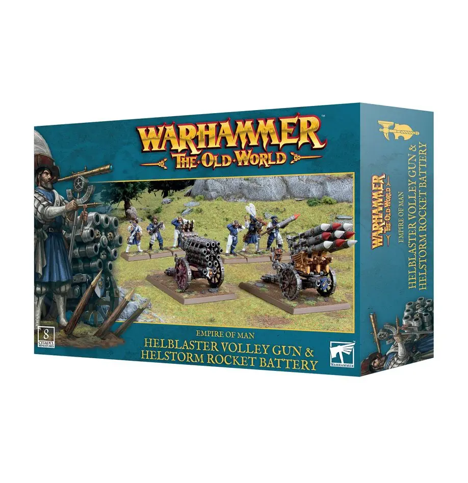 Empire of Man : Helblaster Volley Gun & Jelstorm Rocket Battery │ Warhammer The Old World