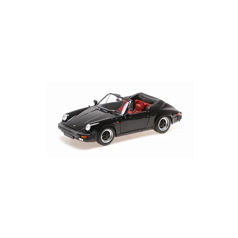 Minichamps : Porsche 911 Carrera 3.2 Cabriolet 1983 - Black 