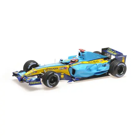 Minichamps : Renault R25 │ No.5 Fernando Alonso F1 Brésil 2005 3ème - World Champion