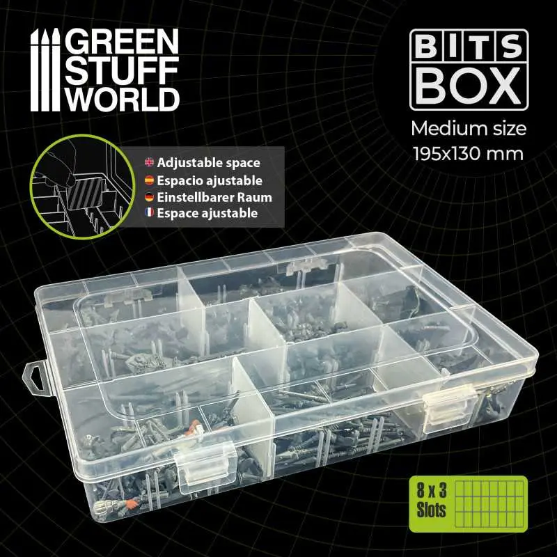 Green Stuff : BITS BOX - Boîte en plastique │ Taille M 