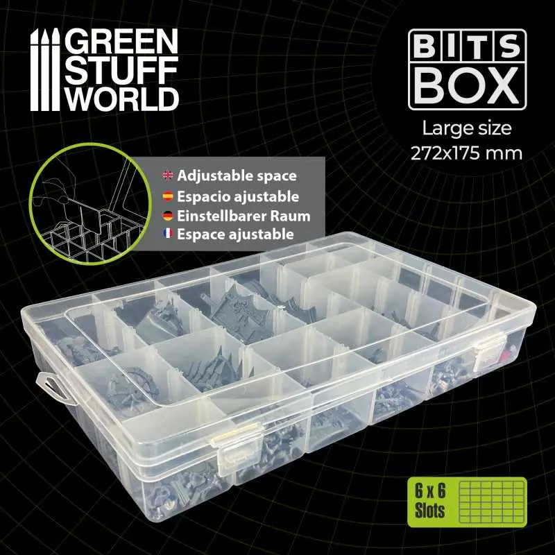 Green Stuff : BITS BOX - Boîte en plastique │Taille L 