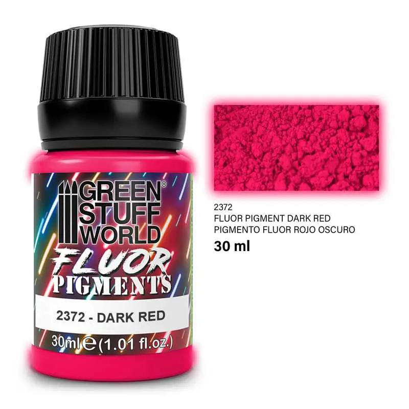 Green Stuff : Pigment FLUOR ROUGE FONCE 