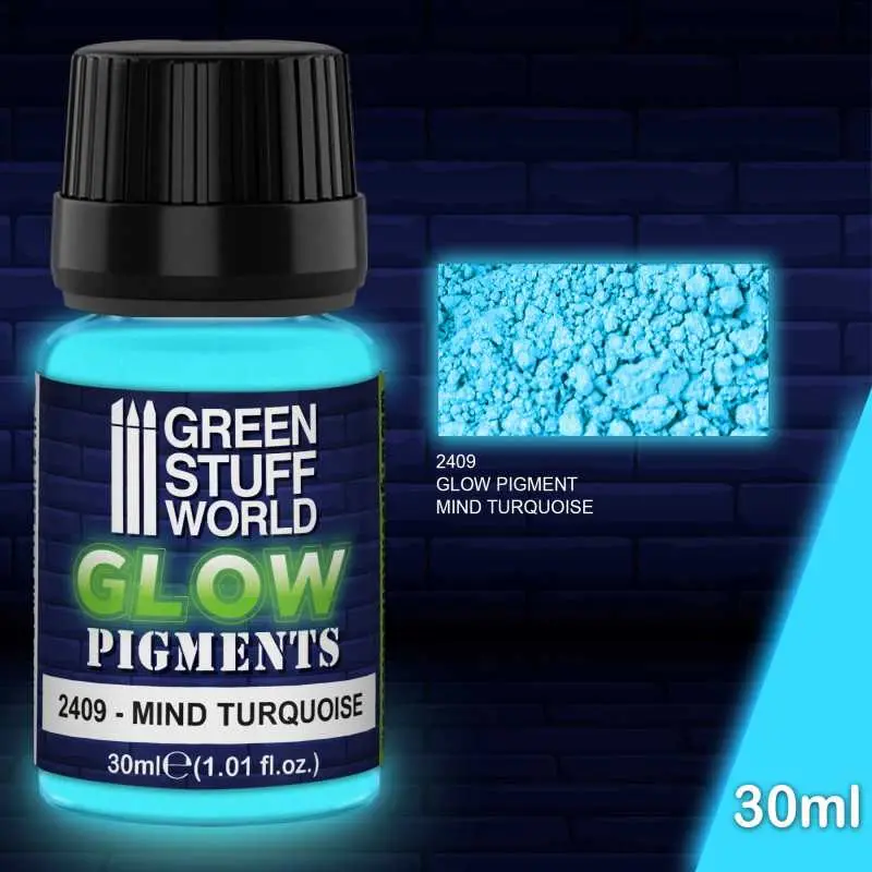 Green Stuff : Pigment Phosphorescent │ TURQUOISE de l'ESPRIT 