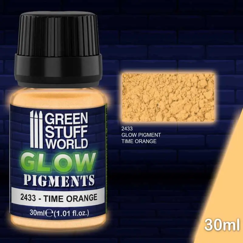 Green Stuff : Pigment Phosphorescent │ ORANGE du TEMPS 