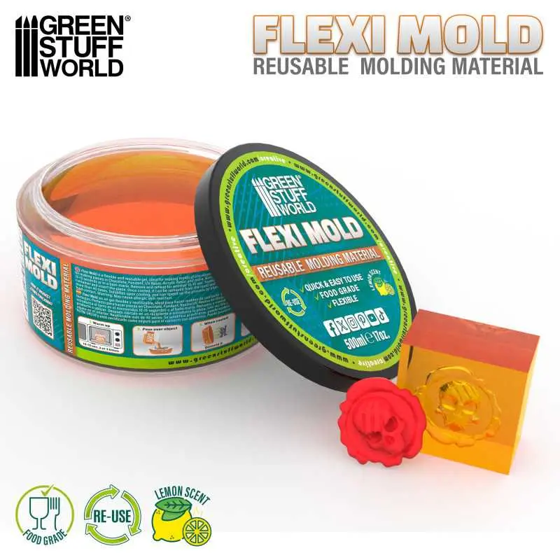 Green Stuff : Flexi Mold - Matériau réutilisable pour Moules