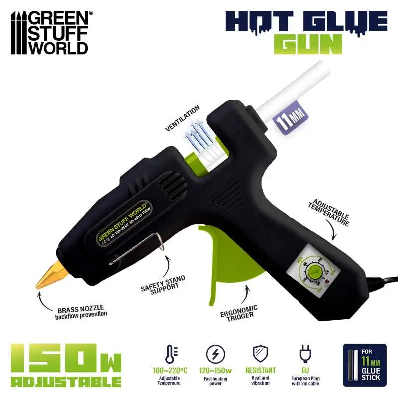 Green Stuff : Pistolet à colle chaude │ 150w 