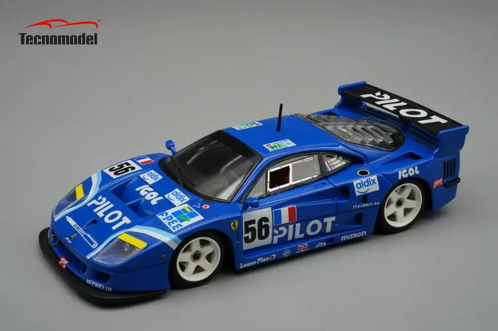 Tecnomodel : Ferrari F40 LM 1996 │ No.56 24H LM Pilot Pen Racing Driver M.Ferte /O.Thevenin /N.Loboissetier