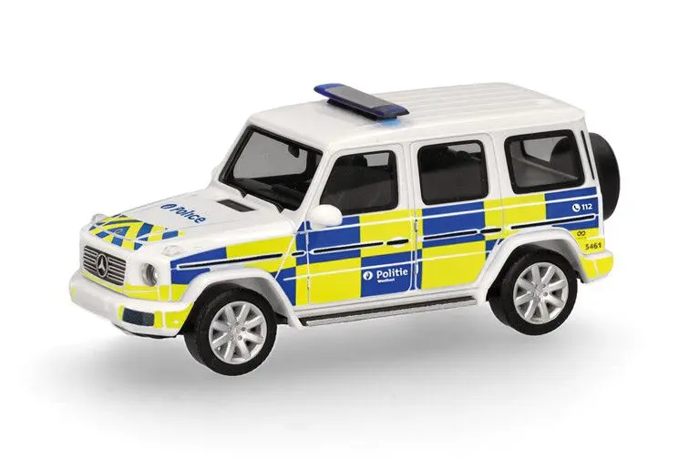 Herpa : Mercedes Benz G (W463) Politie België - Police Belgique (B)