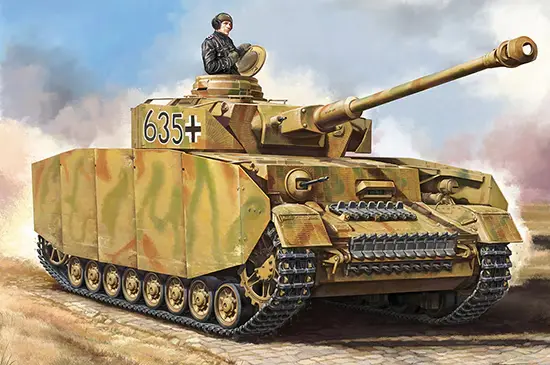 Hobbyboss : German Pzkpfw IV Ausf.H Medium Tank 