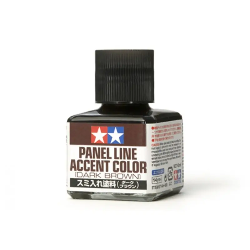 Tamiya : Panel Drak Brown / Jus enamel Brun Foncé 