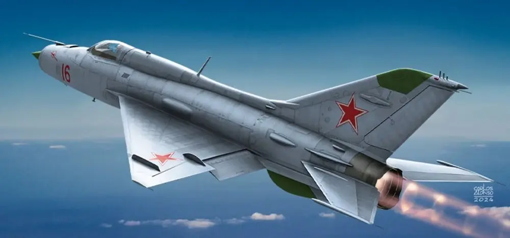 Academy : Mikoyan-Gurevich MiG-21PF Fishbed-D 