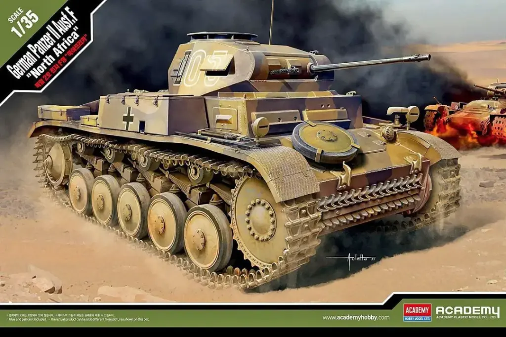 Academy : German Panzer II Ausf. F North Africa