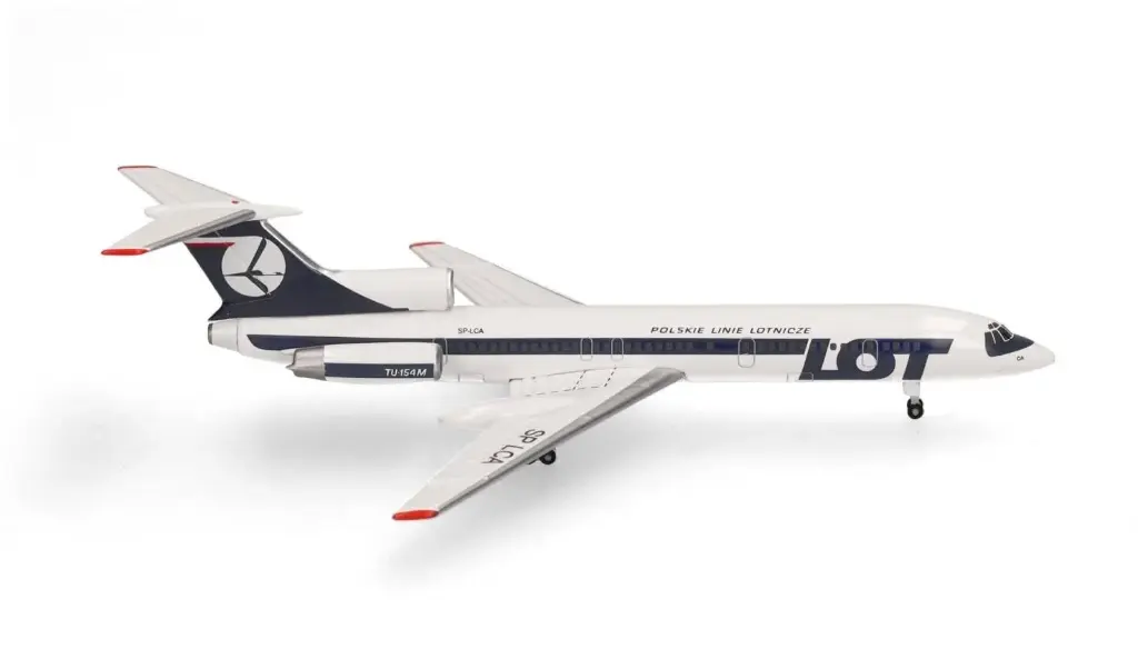 Herpa : Tupolev TU-154M LOT Polish Airlines 