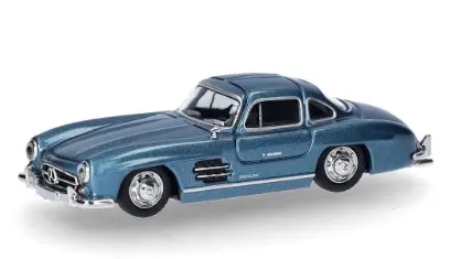 Herpa : Mercedes 300 SL Bleu Métal