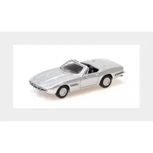 Minichamps : Maserati Ghibli Spyder Année de construction 1969 - Argent 