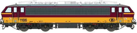 Lsmdodels : Locomotive électriqe 11xx Rouge et jaune SNCB-NMBS