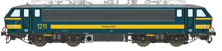 Lsmodels : Locomotive électrique 12xx Bleu et jaune SNCB-NMBS