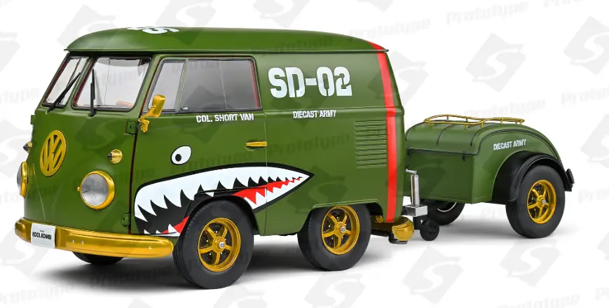 Solido : Volkswagen Kool Kombi Army Fighter │ 1950