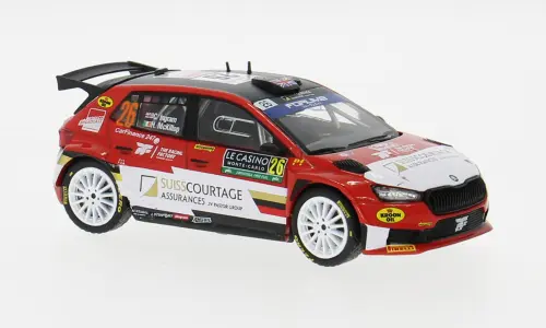 Ixo Models : Skoda Fabia RS Rally2 │ No.26 Rallye Monte Carlo 2024 - C.Ingram/H.McKillop 