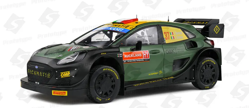 Solido : Ford Puma Rally1 Hybrid │ No.7 Rallye nouvelle Zeland 2022 - Bertelli/Scattolin