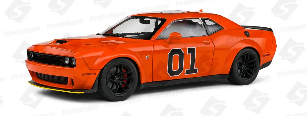 Solido : Dodge Challenger R/T Scat Pack Widebody │ Hazzard Tribute 2023