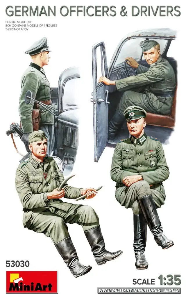 MiniArt : German Officers & Drivers 