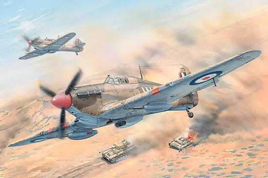 HobbyBoss : Hawker Hurricane Mk.IId/Trop 