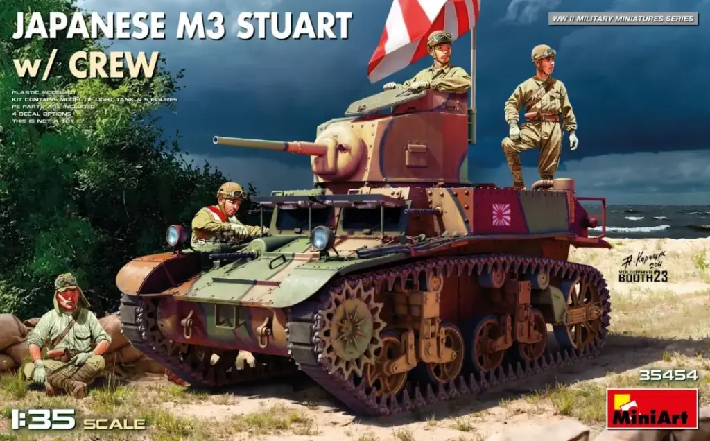 MiniArt : Japanese M3 Stuart with Crew