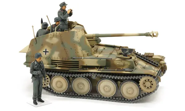 Tamiya : Marder III M Normandie 5 figurines