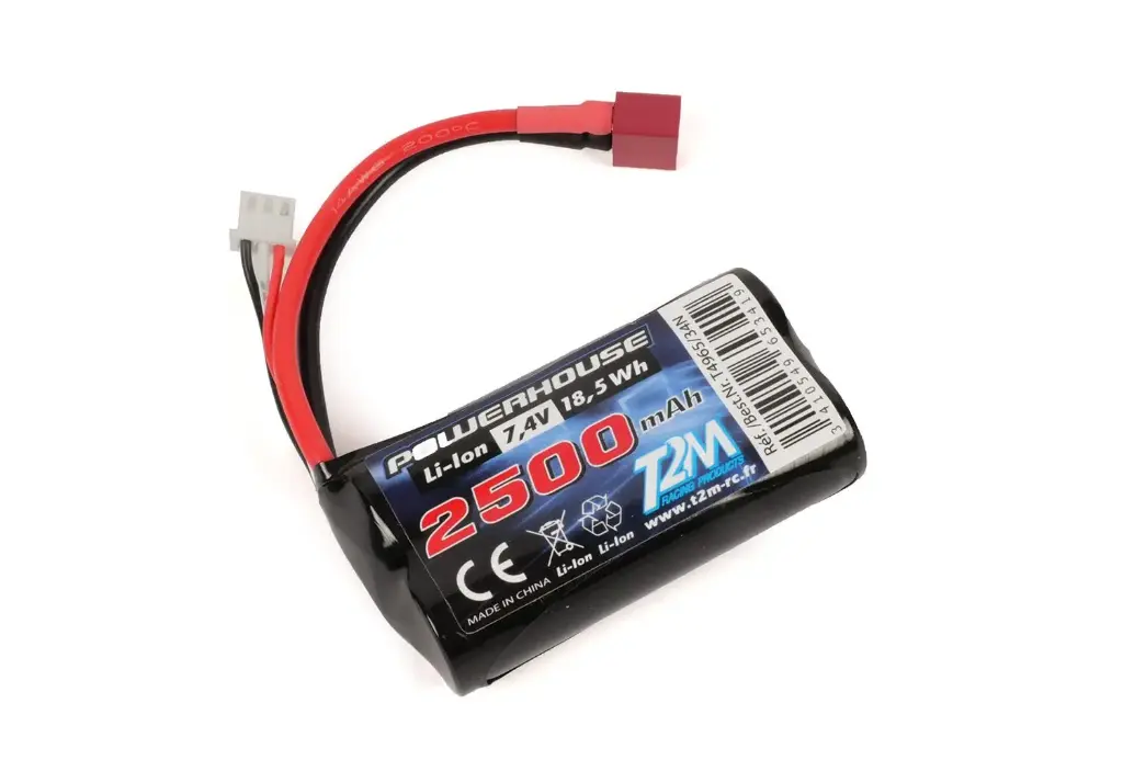 T2M : Accu Li-Ion 7.4V 2500 mAh