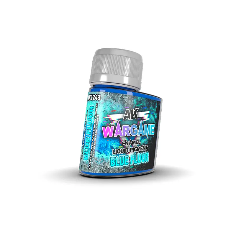 Ak : Wargame │ Enamel liquid Blue Fluor (35ml)