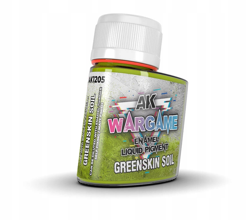 Ak : Wargame │ Enamel liquid Greenskin Soil (35ml)