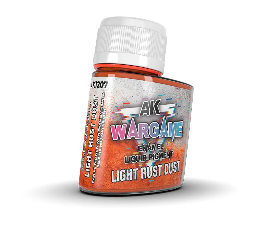 Ak : Wargame │ Enamel liquid Light Rust dust (35ml)