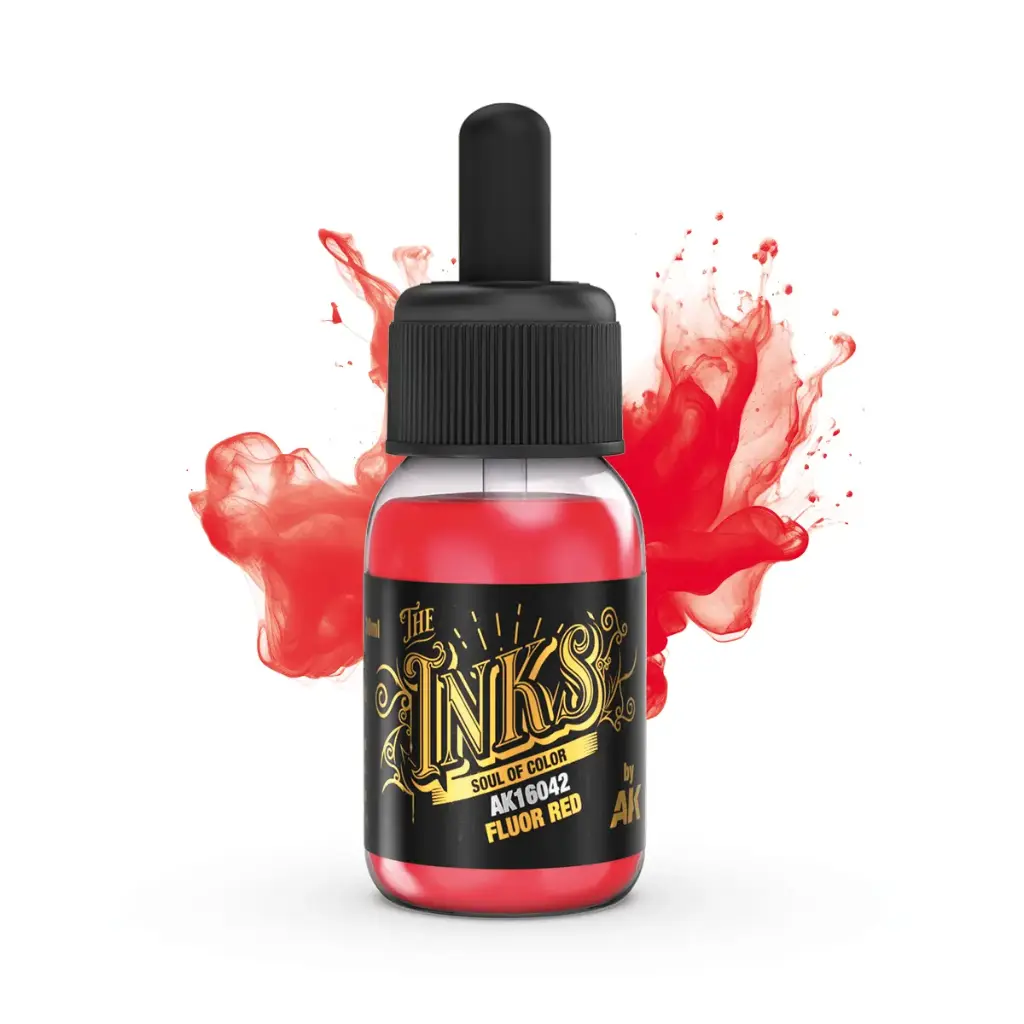 Ak : Inks │ Fluor Red (30ml)