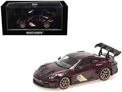 Minichamp : Porsche 911 GT3 RS 2023 Purple with weissach pack.