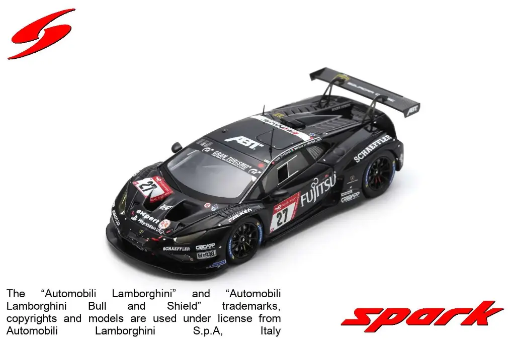 Spark : Lamborghini Huracán GT3 EVO2 │ No.27 ABT Sportsline 9th 24H Nürburgring 2023 K. Van der Linde - M. Mapelli - J. Pepper - N. Thiim