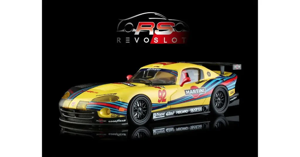 Revoslot : Dodge Viper GTS-R n°92 Team Martini Racing Jaune