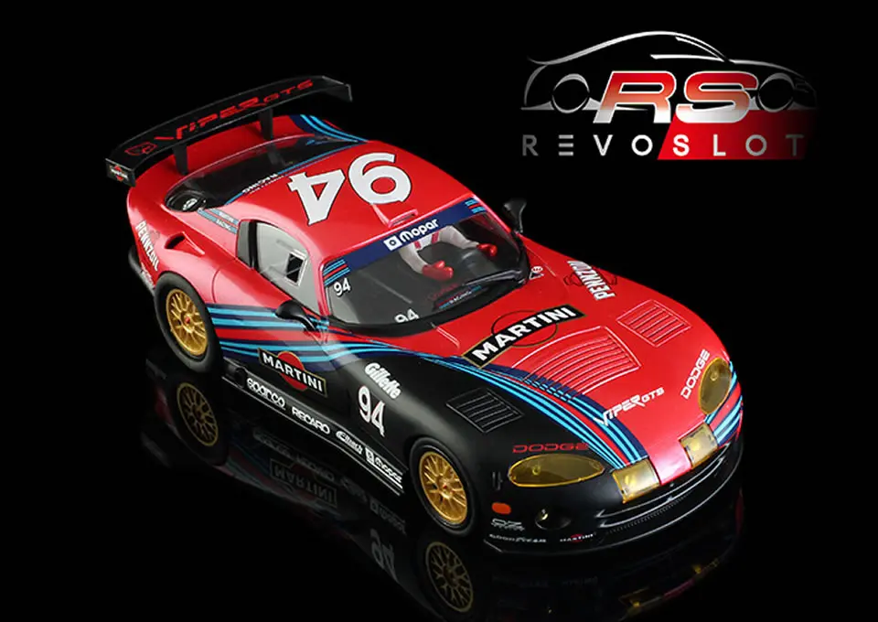 Revoslot : Dodge Viper GTS-R n°94 Team Martini Racing Rouge