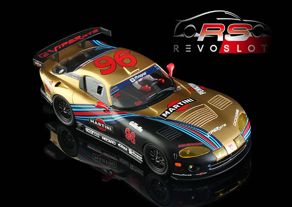 Revoslot : Dodge Viper GTS-R n°96 Team Martini Racing Gold