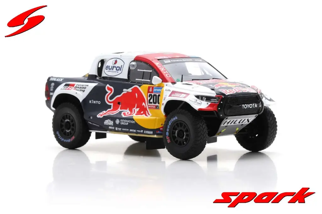 Spark : TOYOTA GR DKR HILUX T1+ │ No.200 Winner Dakar 2023 Nasser Al-Attiyah - Mathieu Baumel