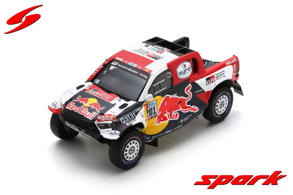 Spark : TOYOTA GR DKR HILUX T1+ │ No.201 Winner Dakar 2022 Nasser Al-Attiyah - Mathieu Baumel