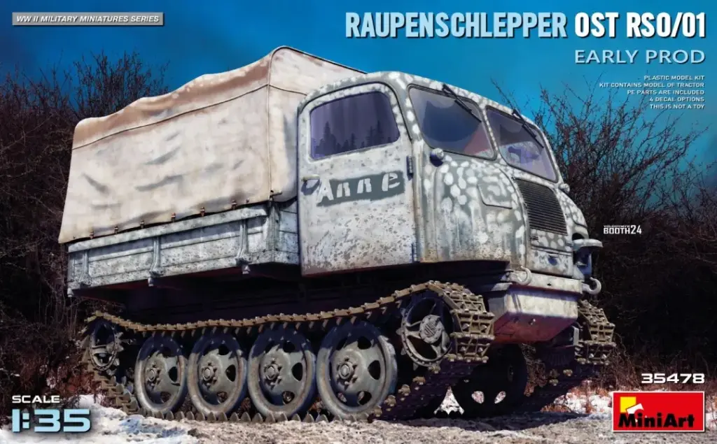 MiniArt : Raupenschlepper Ost RSO/01 │ Early Prod.